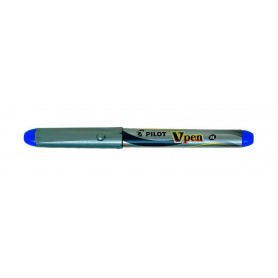 Pluma Desechable Azul Pilot Vpen Silver