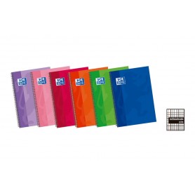Espiral Oxford Tapa Extradura Folio Milimetrado