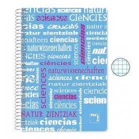 Cuaderno Folio Cuadriculado Ciencias