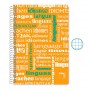 Cuaderno Folio Cuadriculado Idiomas