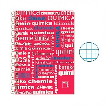 Cuaderno Folio Cuadriculado Química