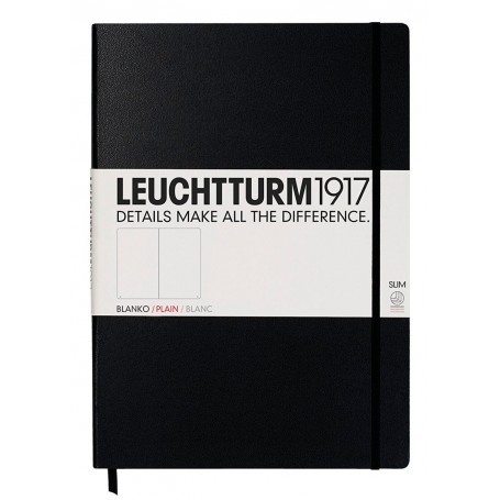 Notebook Master Slim Hoja Lisa Leuchtturm1917 Negro