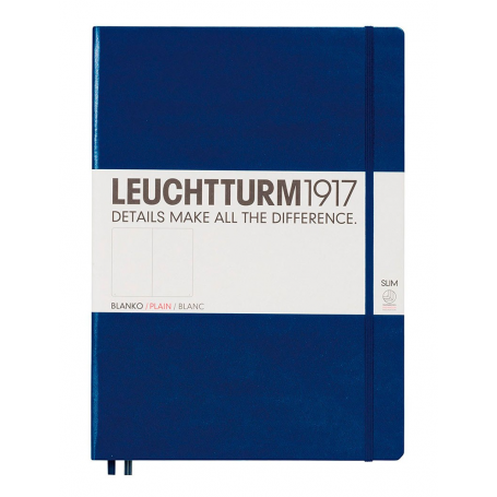 Notebook Master Slim Hoja Lisa Leuchtturm1917 Azul Marino