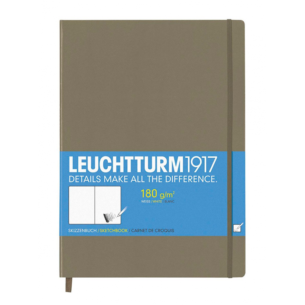 Leuchtturm 1917 A4 Blank Notebook / Sketchbook 180 G/sm 