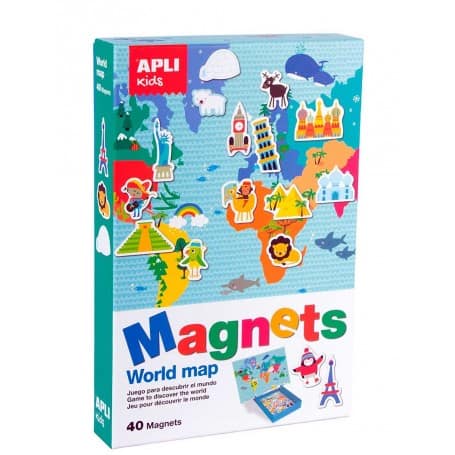 Juego Magnético Mapa Mundi, Apli Kids