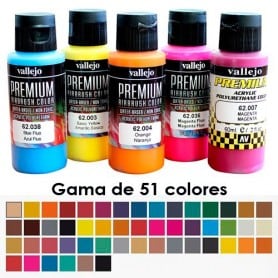 Acrílico Premium Vallejo - Gama de 51 colores