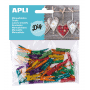 Mini Pinzas Madera Colores Apli