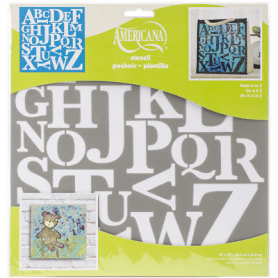 Plantilla Stencil 30,5x 30,5 cms Letras A-Z