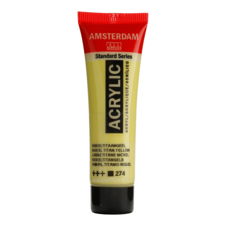 Acrílico Amsterdam 274 20 ml Amarillo titanio niquel