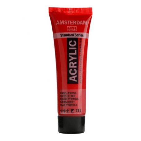 Acrílico Amsterdam 315 20 ml Rojo Pyrrole