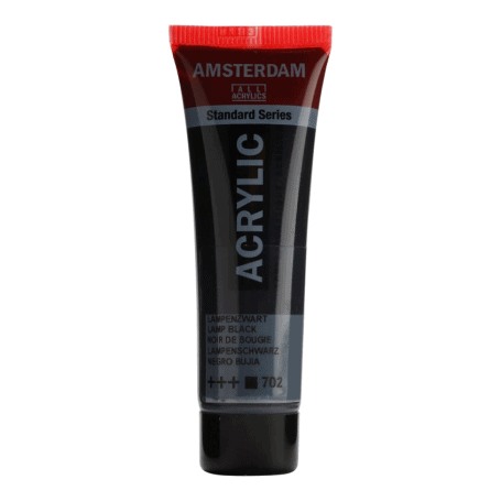 Acrílico Amsterdam 702 20 ml Negro bujía