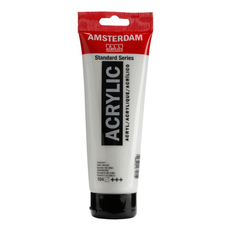 Acrílico Amsterdam 104 250 ml Blanco de Cinc