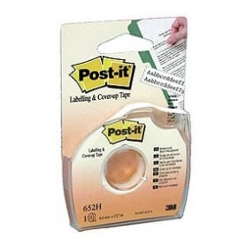Cinta Adhesiva Ocultar - Etiquetar 2 Líneas Post It