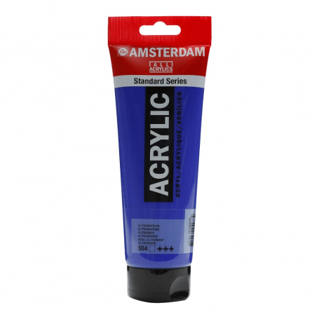 Acrílico Amsterdam 504 250 ml Azul Ultramar