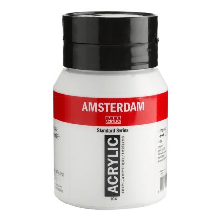 Acrílico Amsterdam 104 500 ml Blanco de Cinc