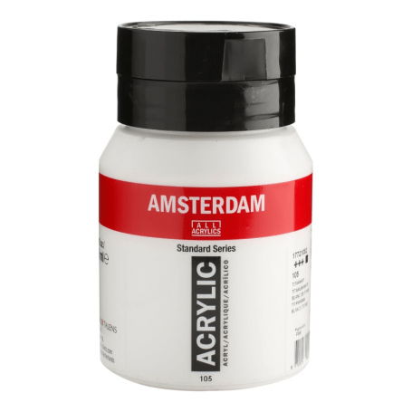Acrílico Amsterdam 105 500 ml Blanco Titanio