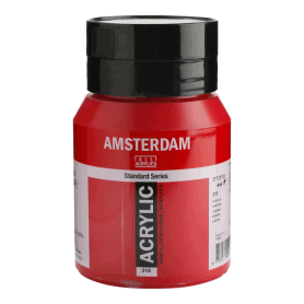 Acrílico Amsterdam 318 500 ml Carmín