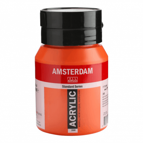 Acrílico Amsterdam 398 500 ml Rojo Naftol Claro