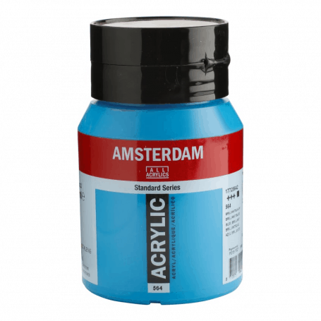 Acrílico Amsterdam 564 500 ml Azul Brillante