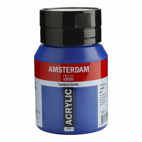 Acrílico Amsterdam 570 500 ml Azul Ftalo (primario)