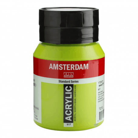 Acrílico Amsterdam 617 500 ml Verde Amarillo