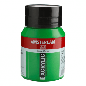 Acrílico Amsterdam 618 500 ml Verde Permanente Claro