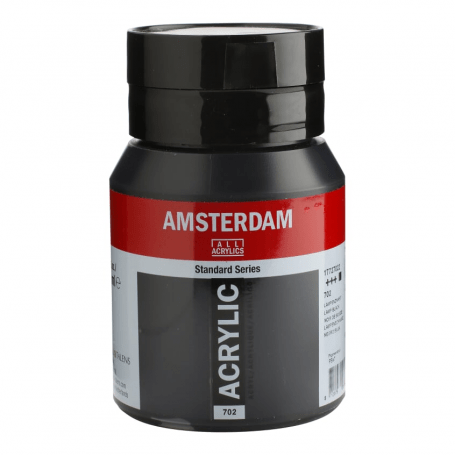 Acrílico Amsterdam 702 500 ml Negro Bujía