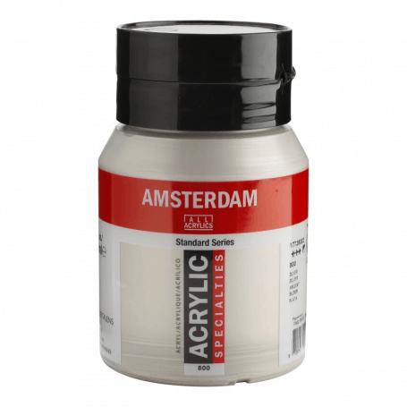 Acrílico Amsterdam 800 500 ml Plata