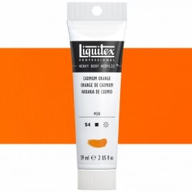 Acrílico Liquitex Heavy Body 150 59 ml S4 Naranja de Cadmio