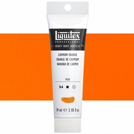 Acrílico Liquitex Heavy Body 150 59 ml S4 Naranja de Cadmio