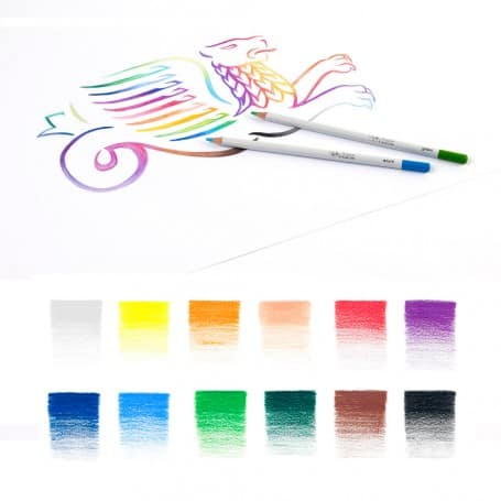 Set 12 Lápices Colores Mina Suave, Winsor & Newton
