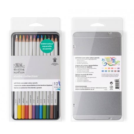 Set 12 Lápices Acuarelables, Winsor & Newton