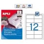 Etiquetas Apli 1784 Medidas 97 x 42,4 mm
