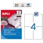 Etiquetas Apli 1797 Medidas 105 x 148 mm