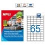 Etiquetas 03052 Apli Removibles 38 x 21,2 mm