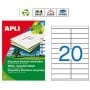 Etiquetas Apli 12063 Recicladas 105 x 29 mm