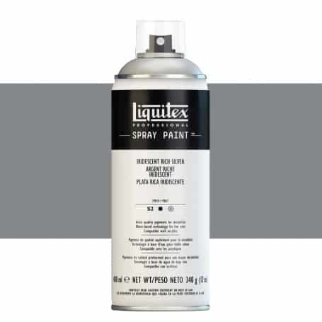 Plata Rica Iridiscente Liquitex Spray Acrílico