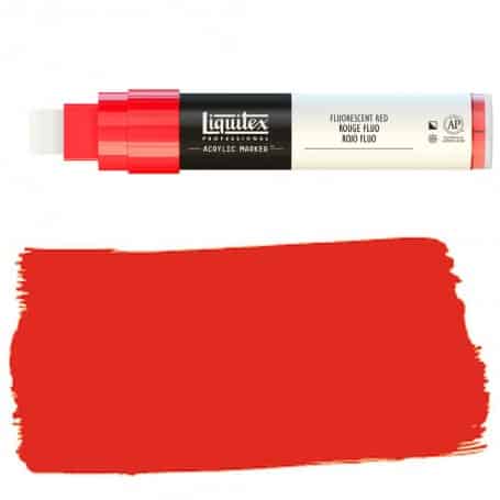 Liquitex Paint Marker punta Ancha Rojo fluor