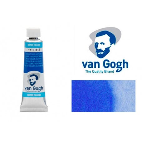 Azul Cobalto Ultramar 512 Acuarela Van Gogh 10 ml