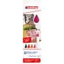 Pack 5 Rotuladores Textiles Edding 4600 Tonos Cálidos