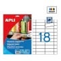 Etiquetas Apli 10388 Magnéticas 80 x 28 mm