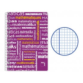 Cuaderno Folio Matemáticas