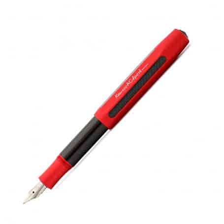 Estilográfica Roja con Carbono