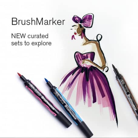 Set 6 Brushmarker Tonos Ricos Winsor & Newton