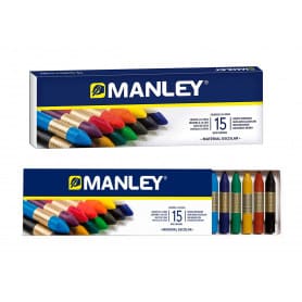 Caja 15 Colores Cera Manley