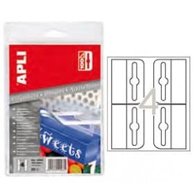 Colgador Autoadhesivo de Plástico Apli 34 x 48 mm