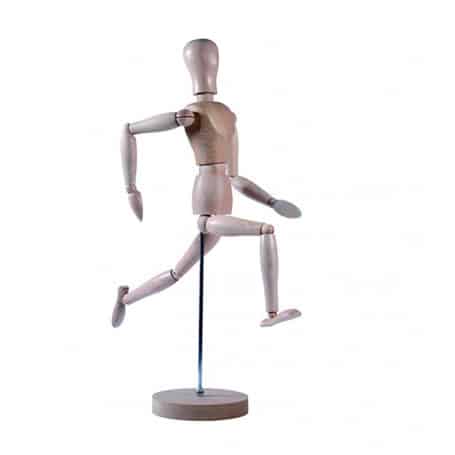Maniquí Masculino Articulado 65 cm