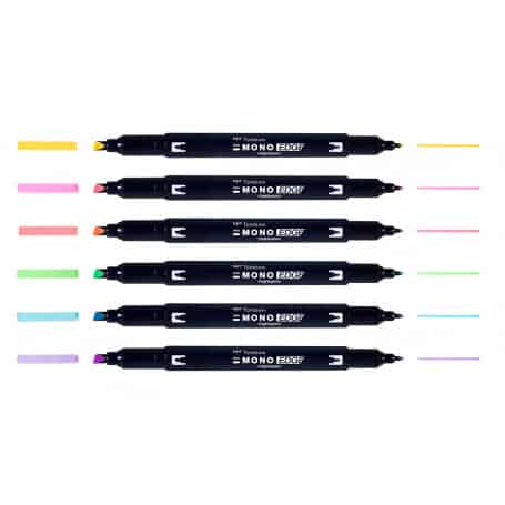 Rotulador Fluorescente Doble Punta Mono Edge Tombow