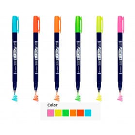 Rotulador Colores Neón Fudenosuke Tombow