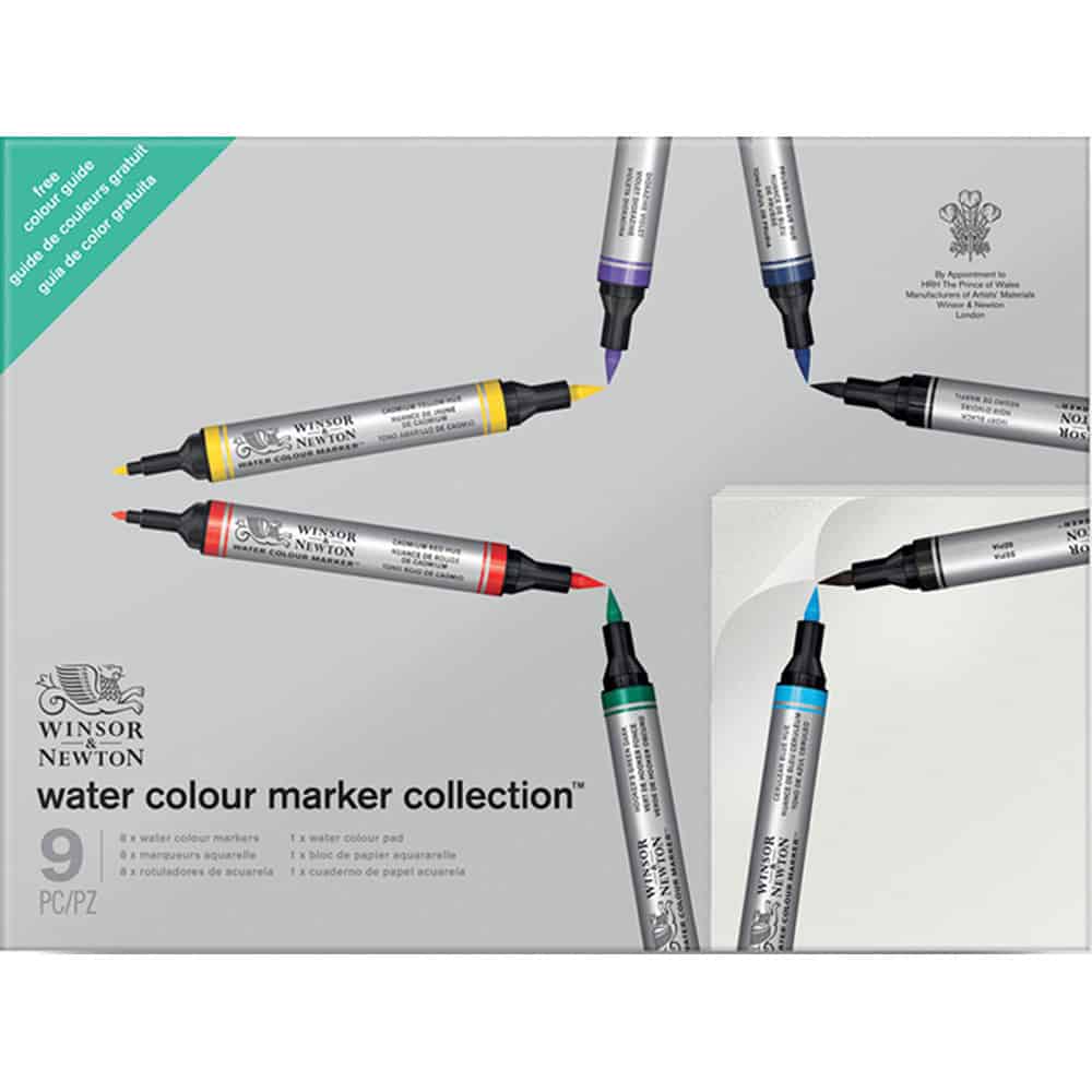 Set Rotuladores Acuarela 9 piezas Winsor&Newton - Rotuladores de